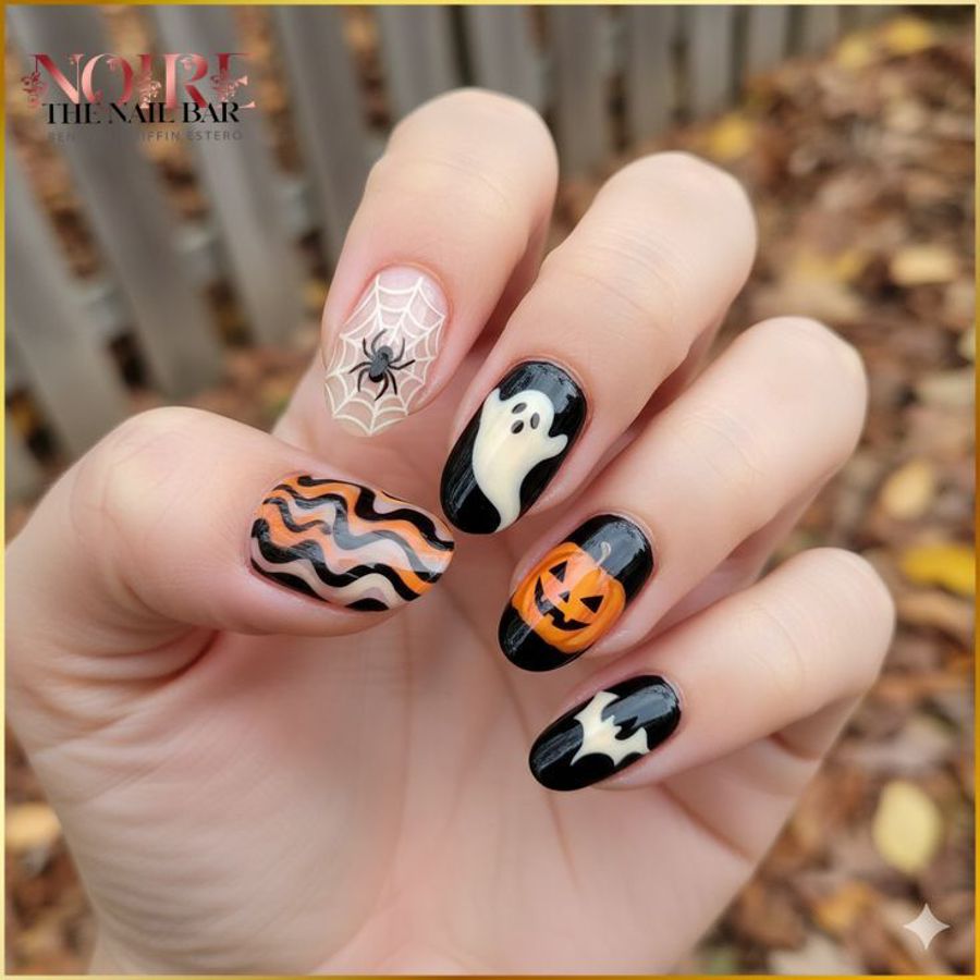 Halloween Nails at Noire The Nail Bar